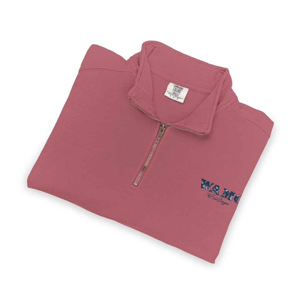 Quarter-Zip Sweatshirt — "We All Make Choices" Graphic