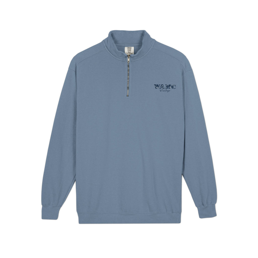 Quarter-Zip Sweatshirt — "We All Make Choices" Graphic
