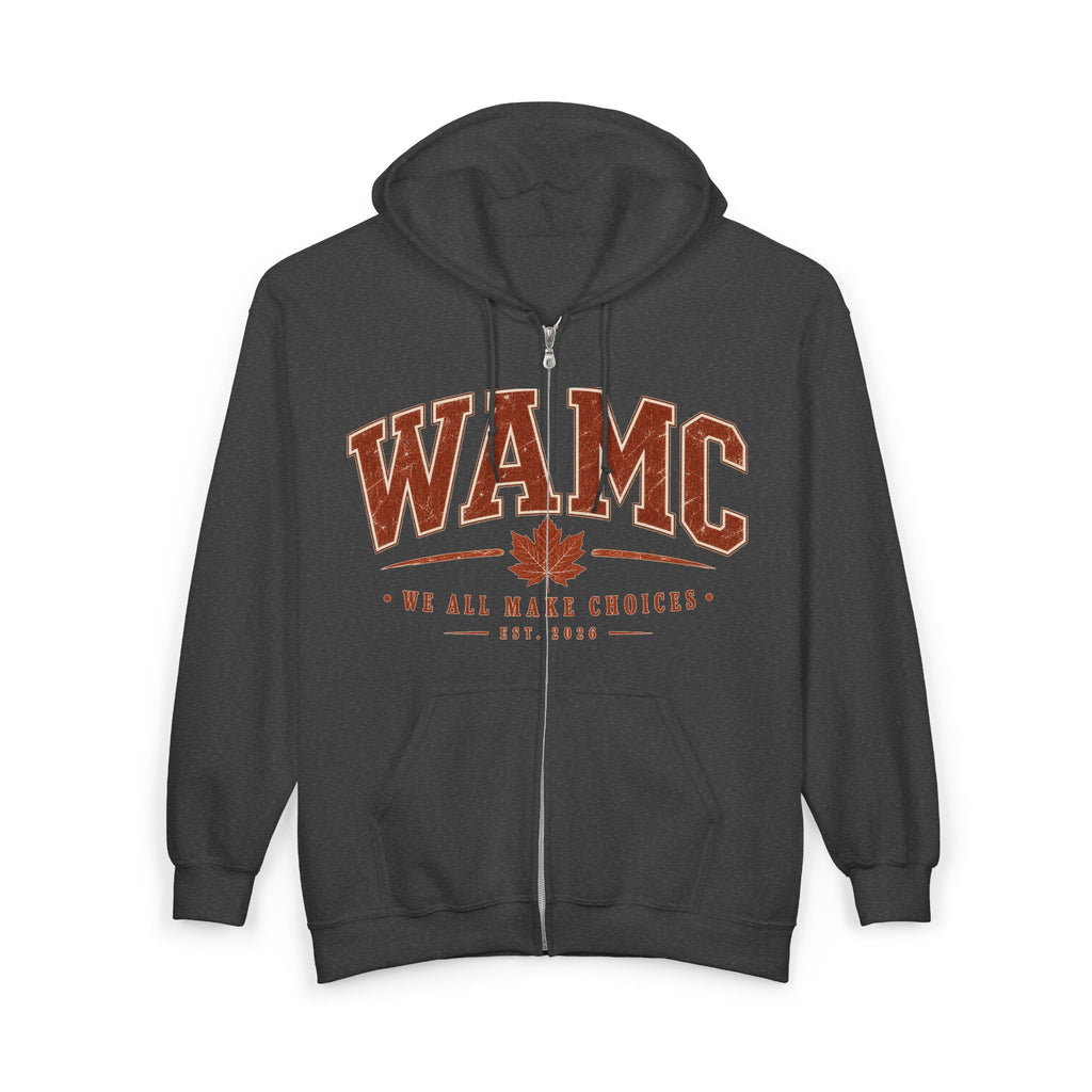 WAMC Maple Varsity Zip Hoodie