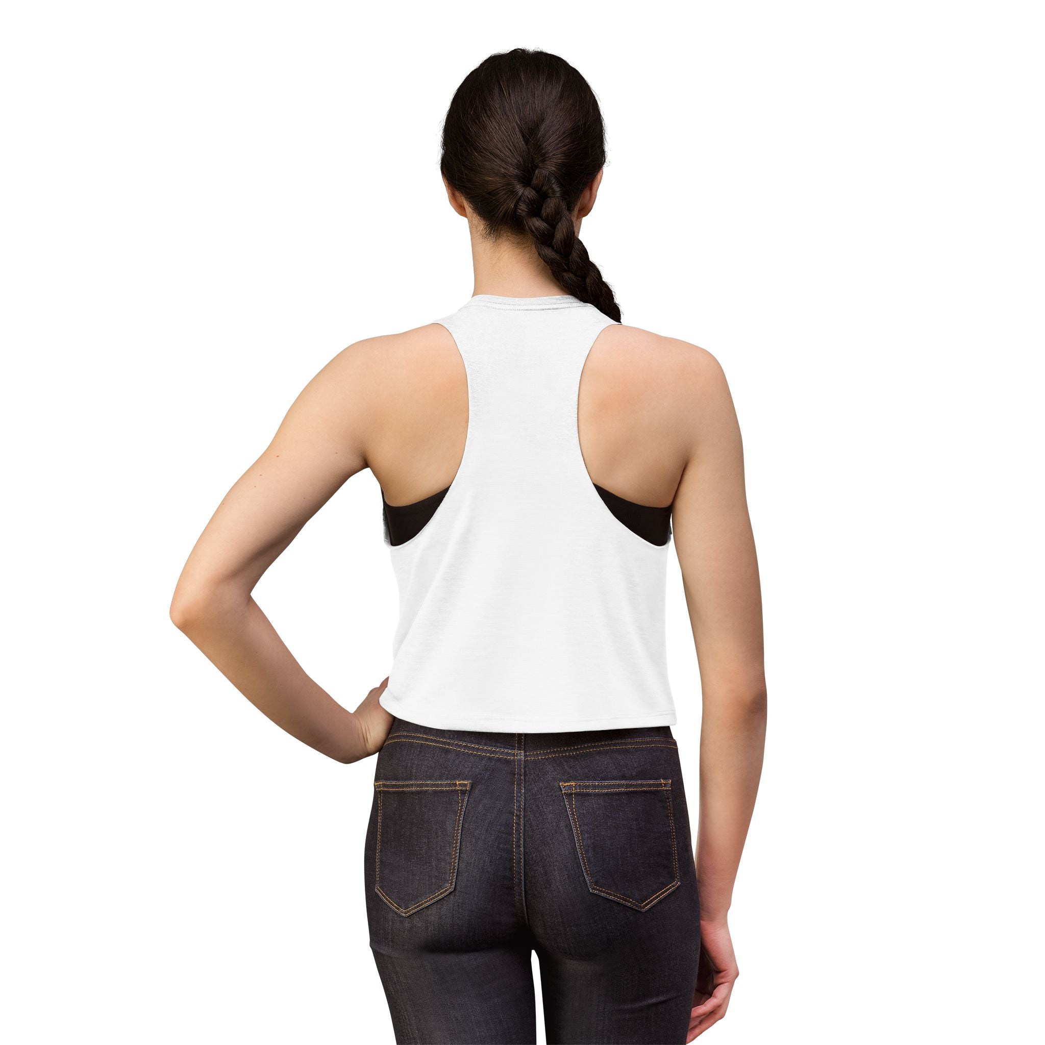We All Make Choices Minimalist Graphic Crop Top