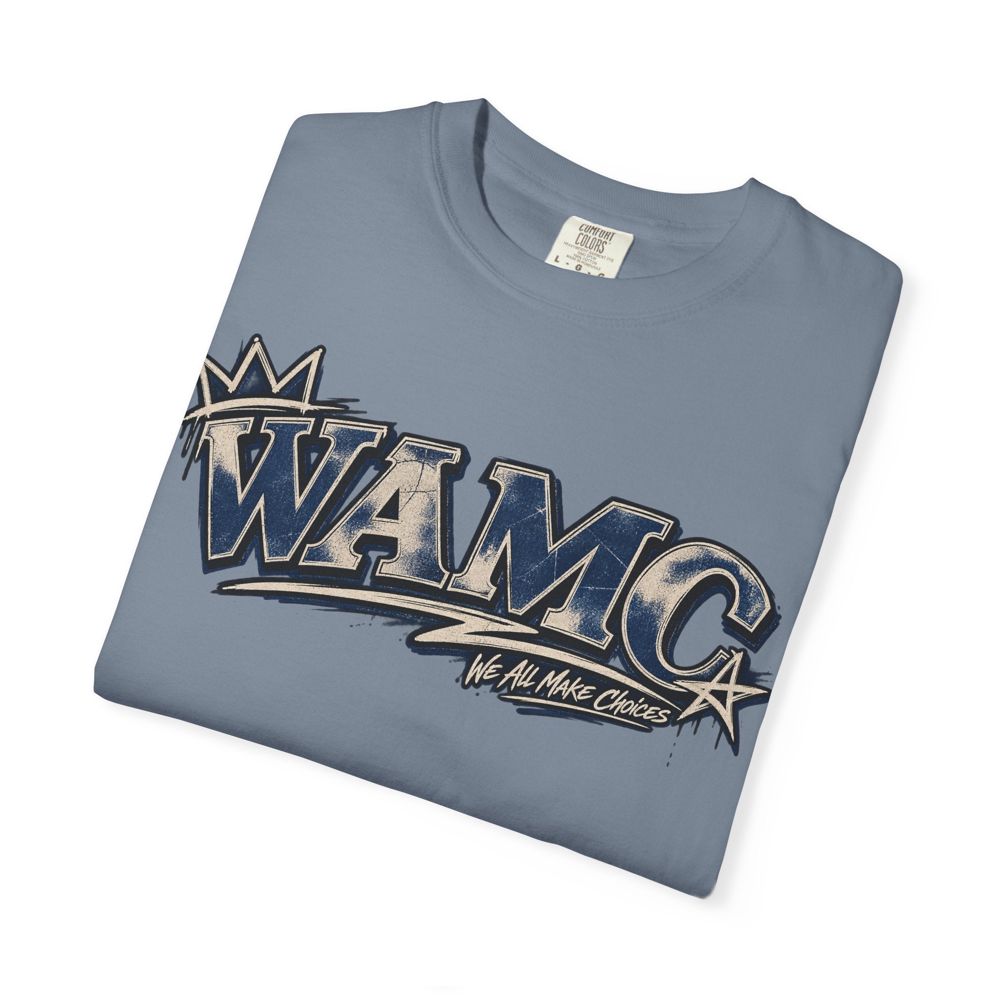 WAMC Retro Script Logo T-Shirt — Vintage Sports Graphic Tee