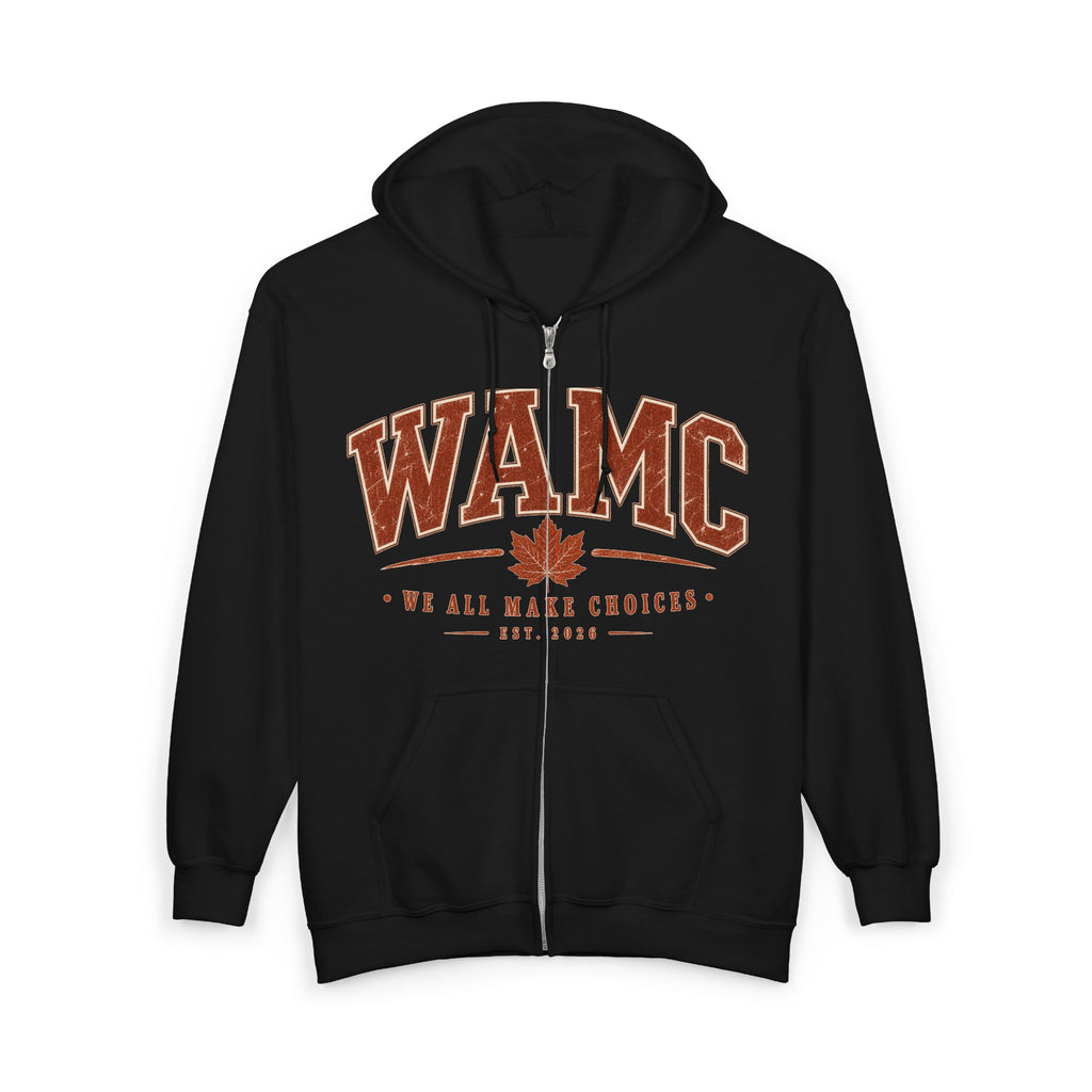 WAMC Maple Varsity Zip Hoodie