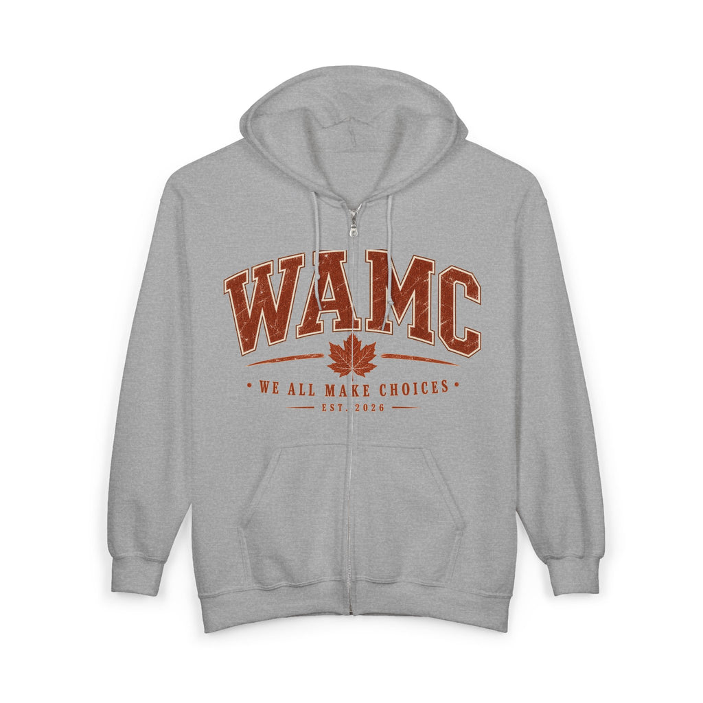 WAMC Maple Varsity Zip Hoodie