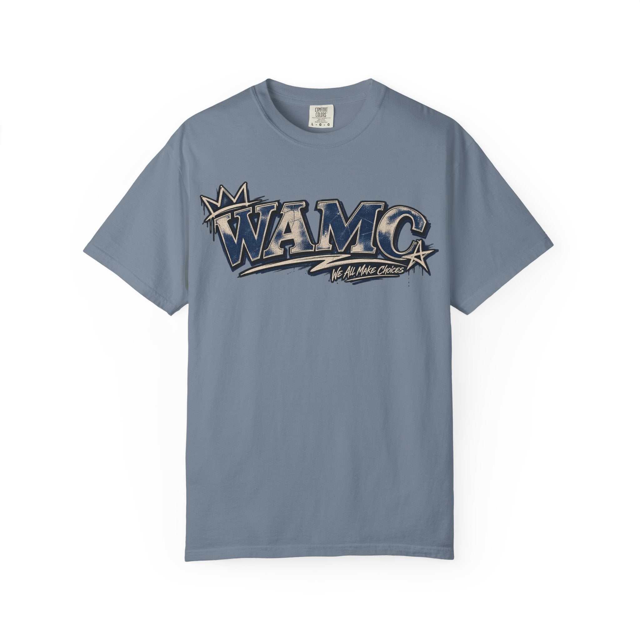 WAMC Retro Script Logo T-Shirt — Vintage Sports Graphic Tee