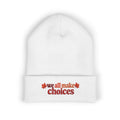 Cuffed Beanie — Fall Leaf Accent
