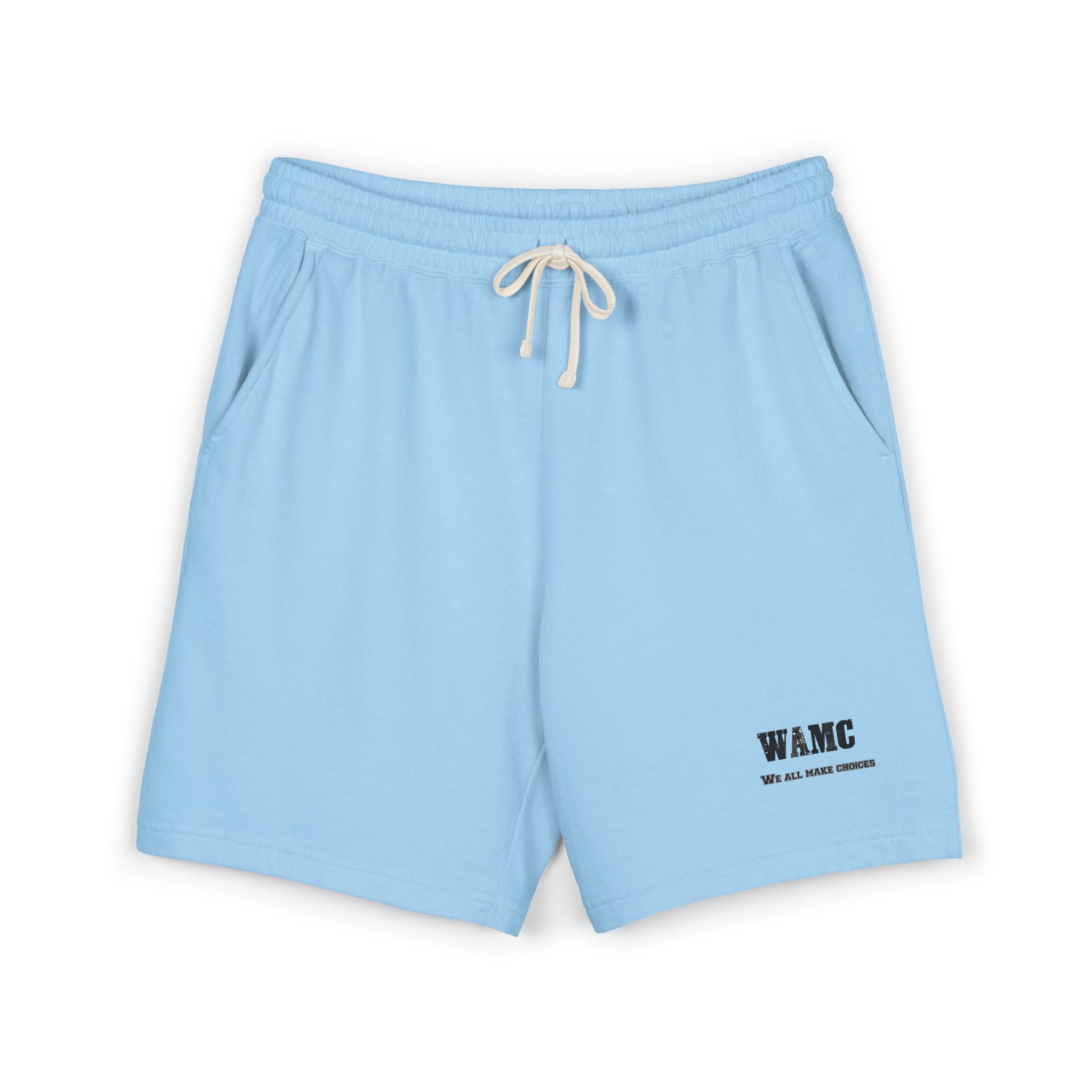Fleece Sweat Shorts — WAMC Minimal Logo Casual Loungewear