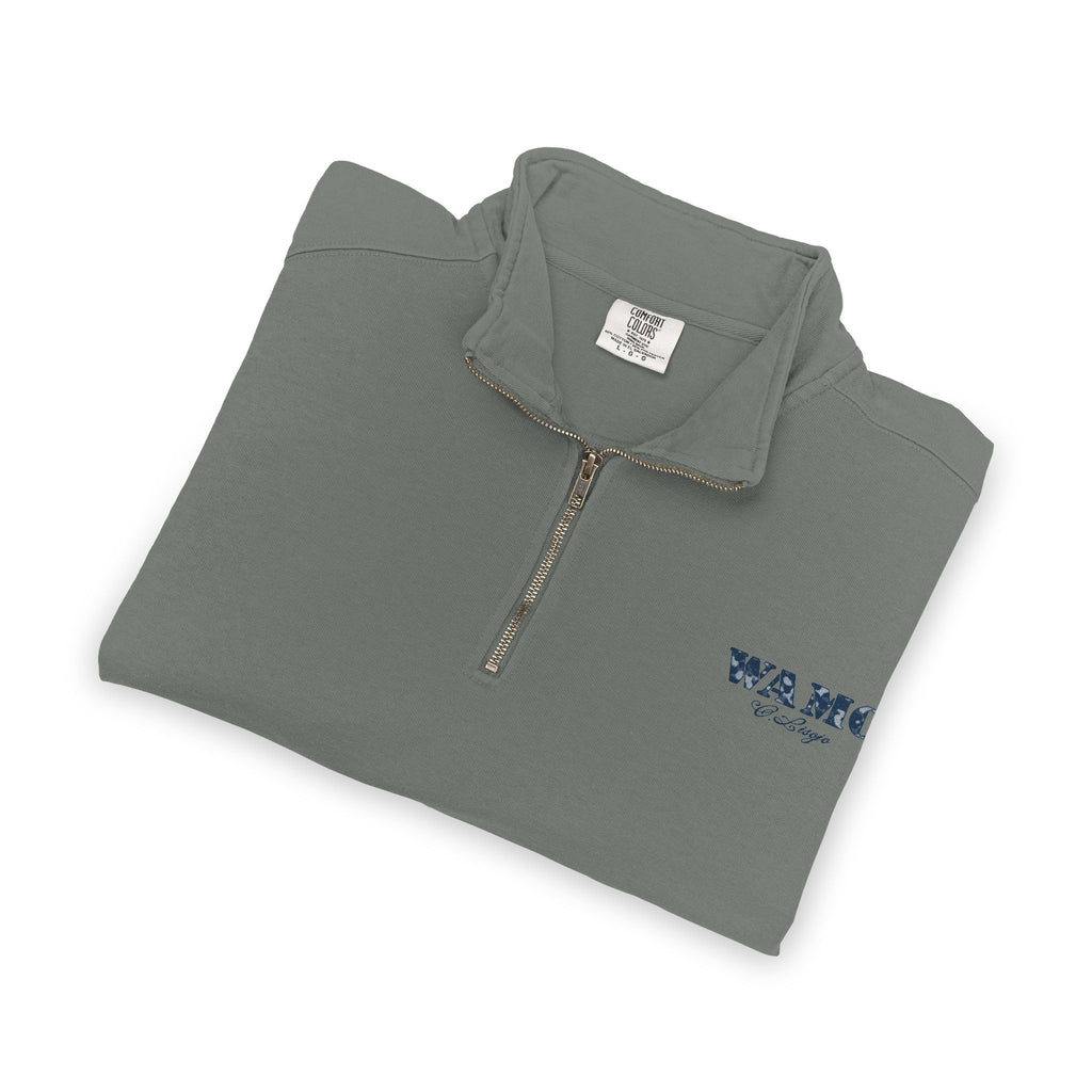 Quarter-Zip Sweatshirt — "We All Make Choices" Graphic