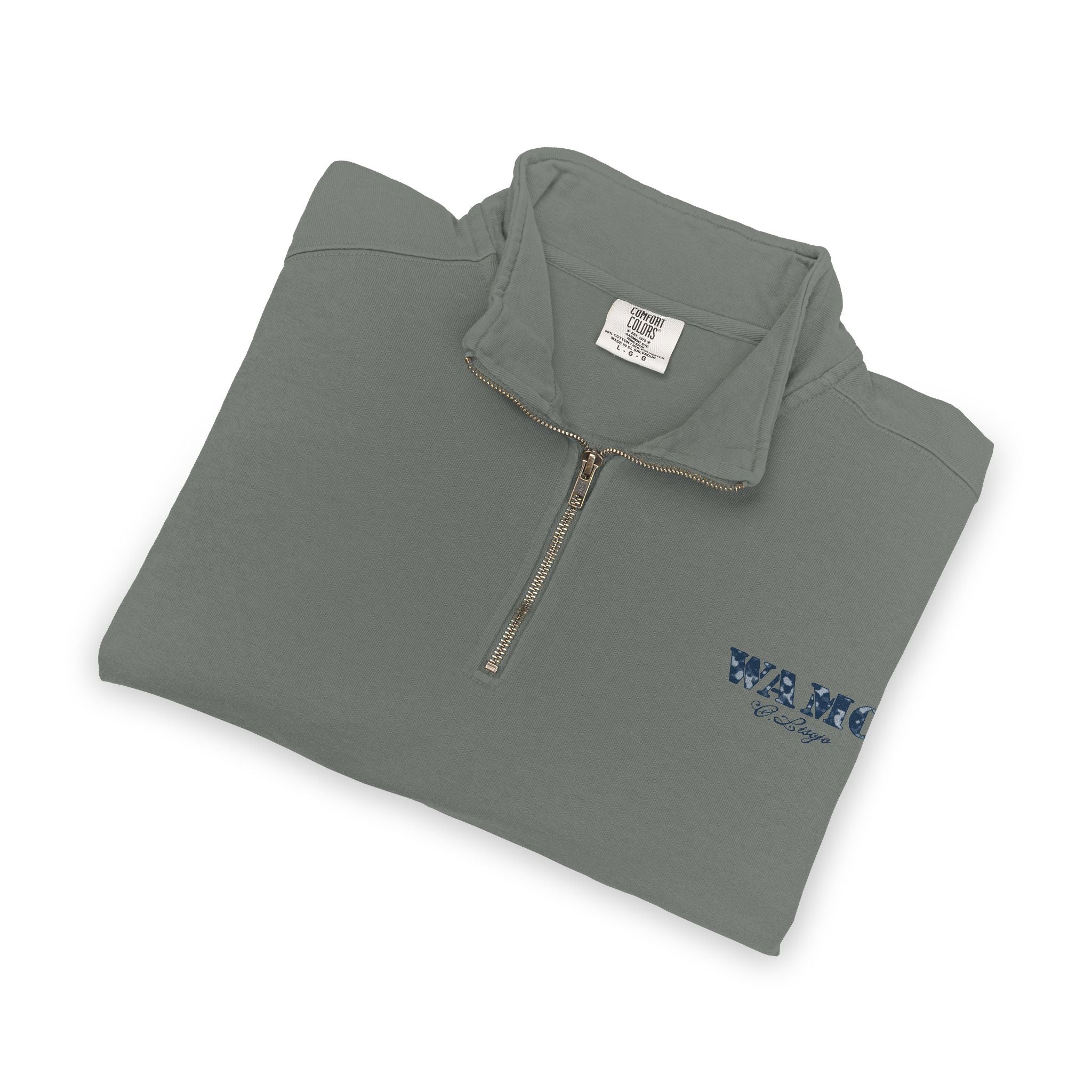 Quarter-Zip Sweatshirt — "We All Make Choices" Graphic