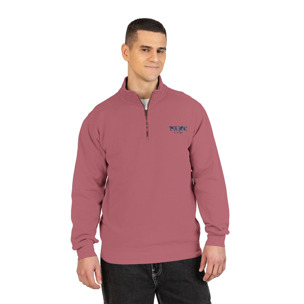 Quarter-Zip Sweatshirt — "We All Make Choices" Graphic