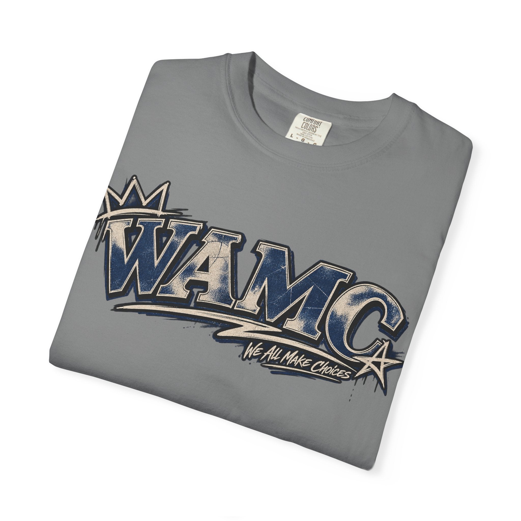 WAMC Retro Script Logo T-Shirt — Vintage Sports Graphic Tee