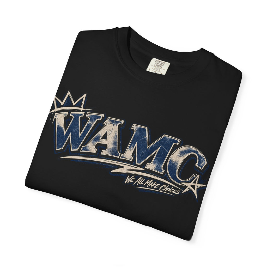 WAMC Retro Script Logo T-Shirt — Vintage Sports Graphic Tee