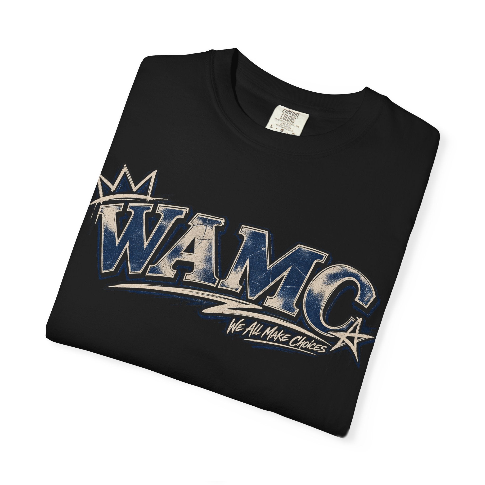 WAMC Retro Script Logo T-Shirt — Vintage Sports Graphic Tee