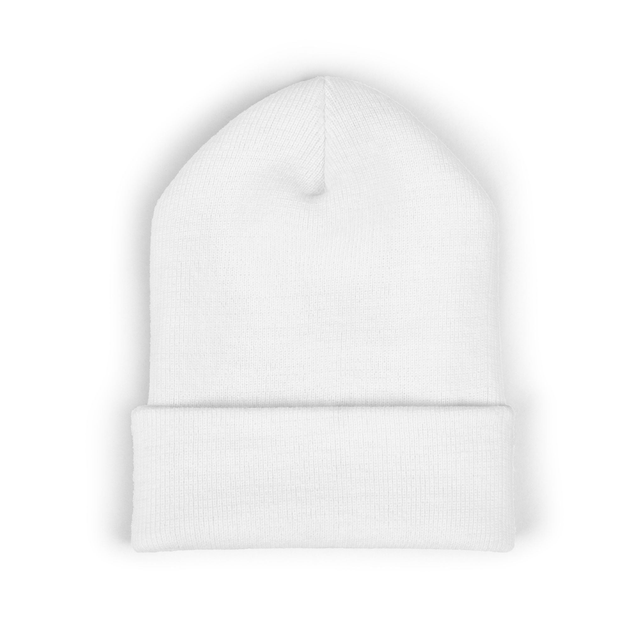 Cuffed Beanie — Fall Leaf Accent