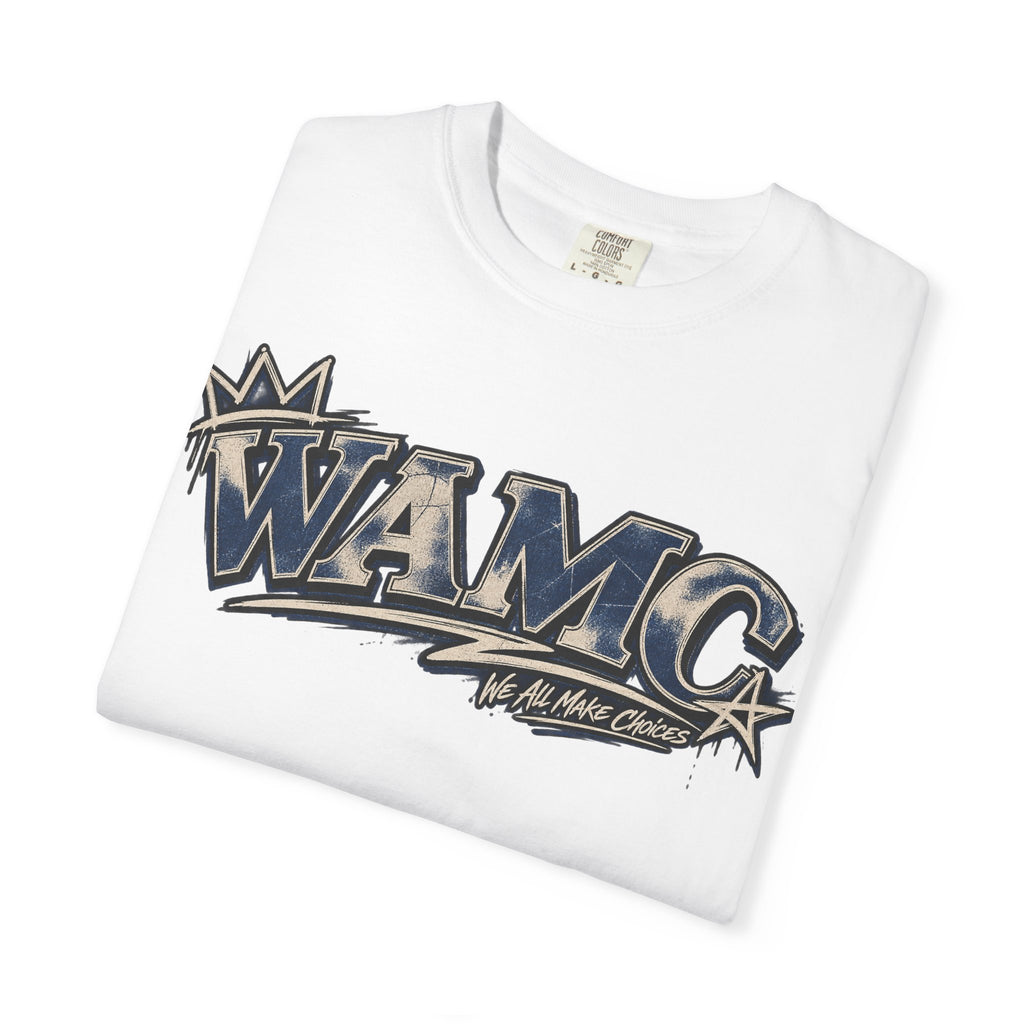 WAMC Retro Script Logo T-Shirt — Vintage Sports Graphic Tee