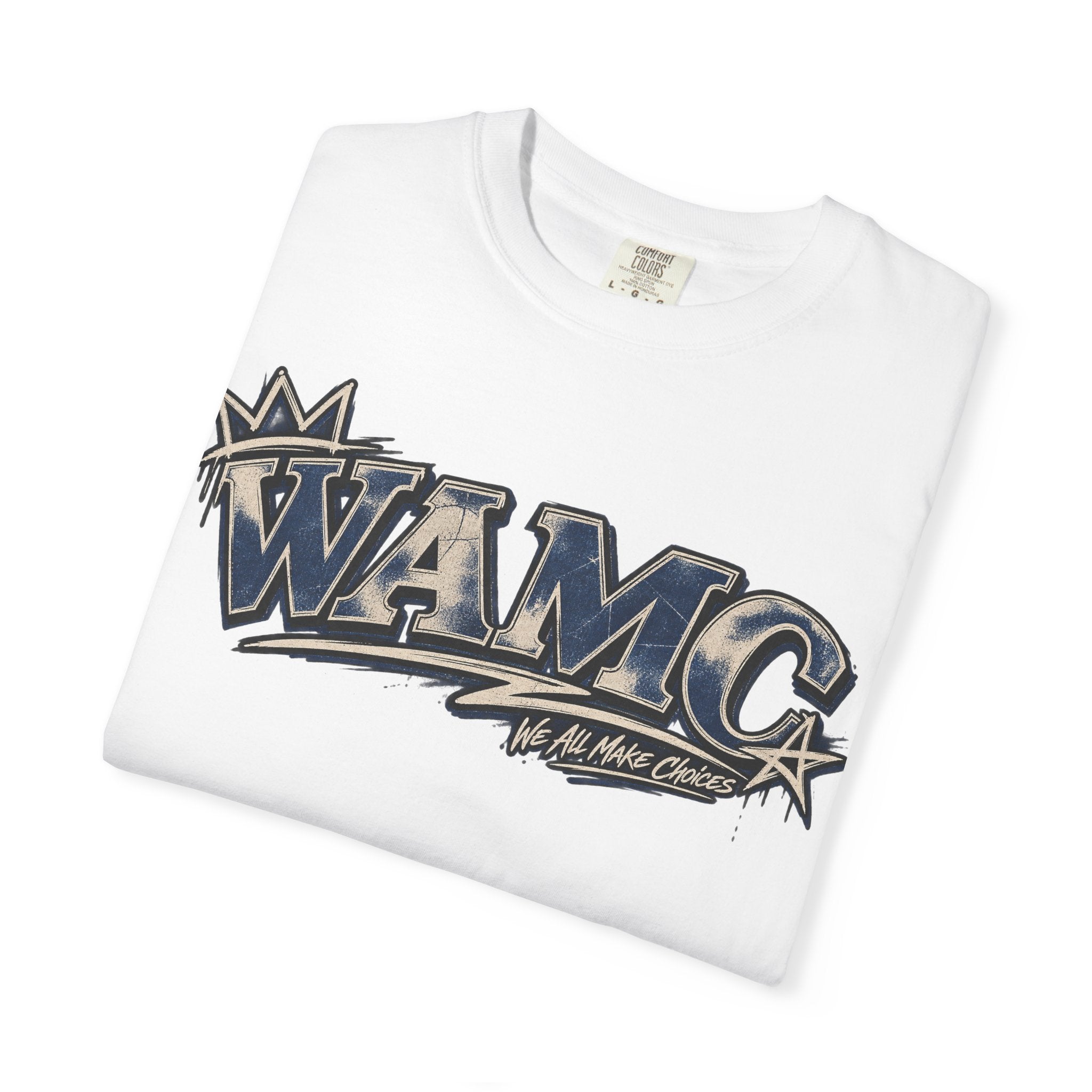 WAMC Retro Script Logo T-Shirt — Vintage Sports Graphic Tee