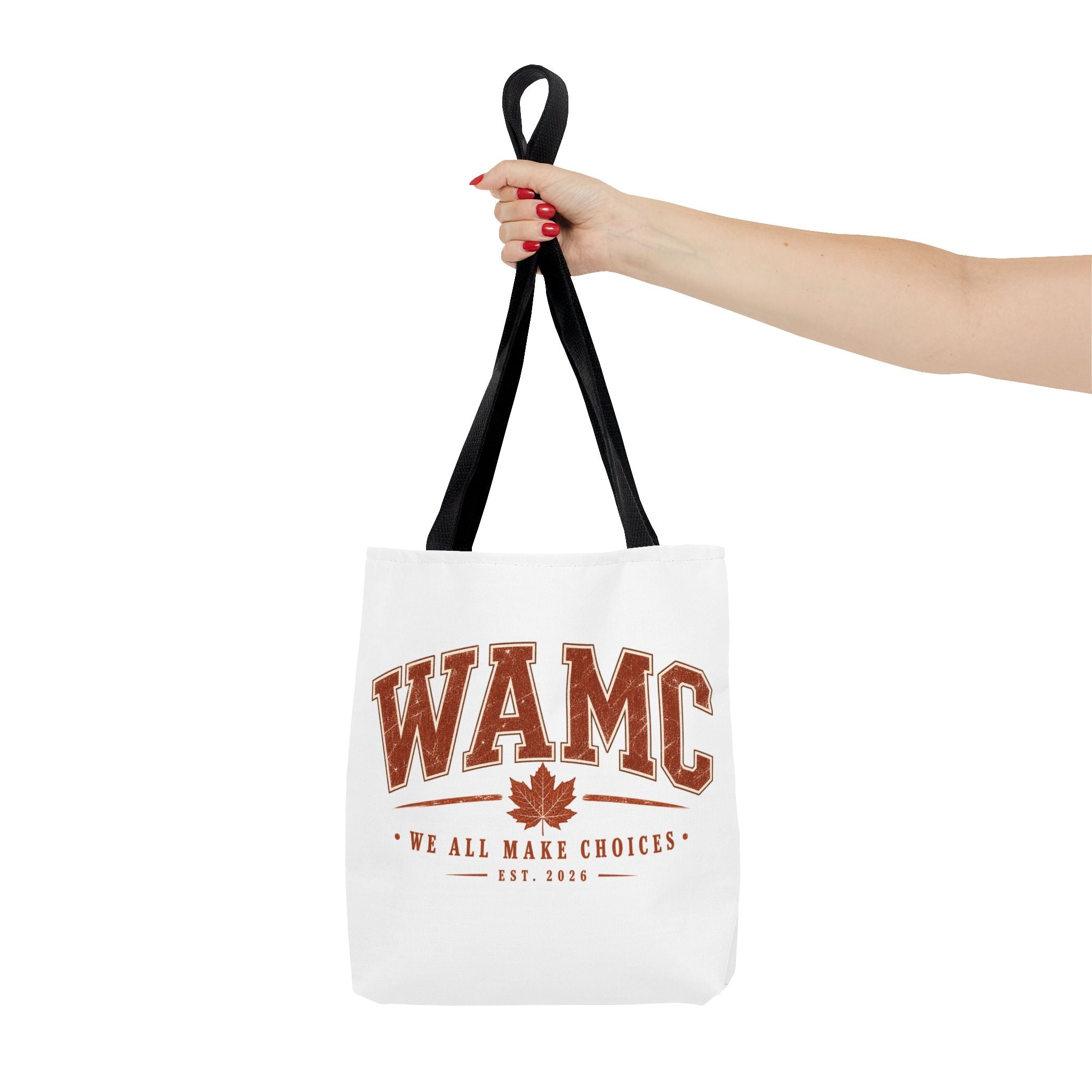 "We All Make Choices" Fall Leaf Tote Bag