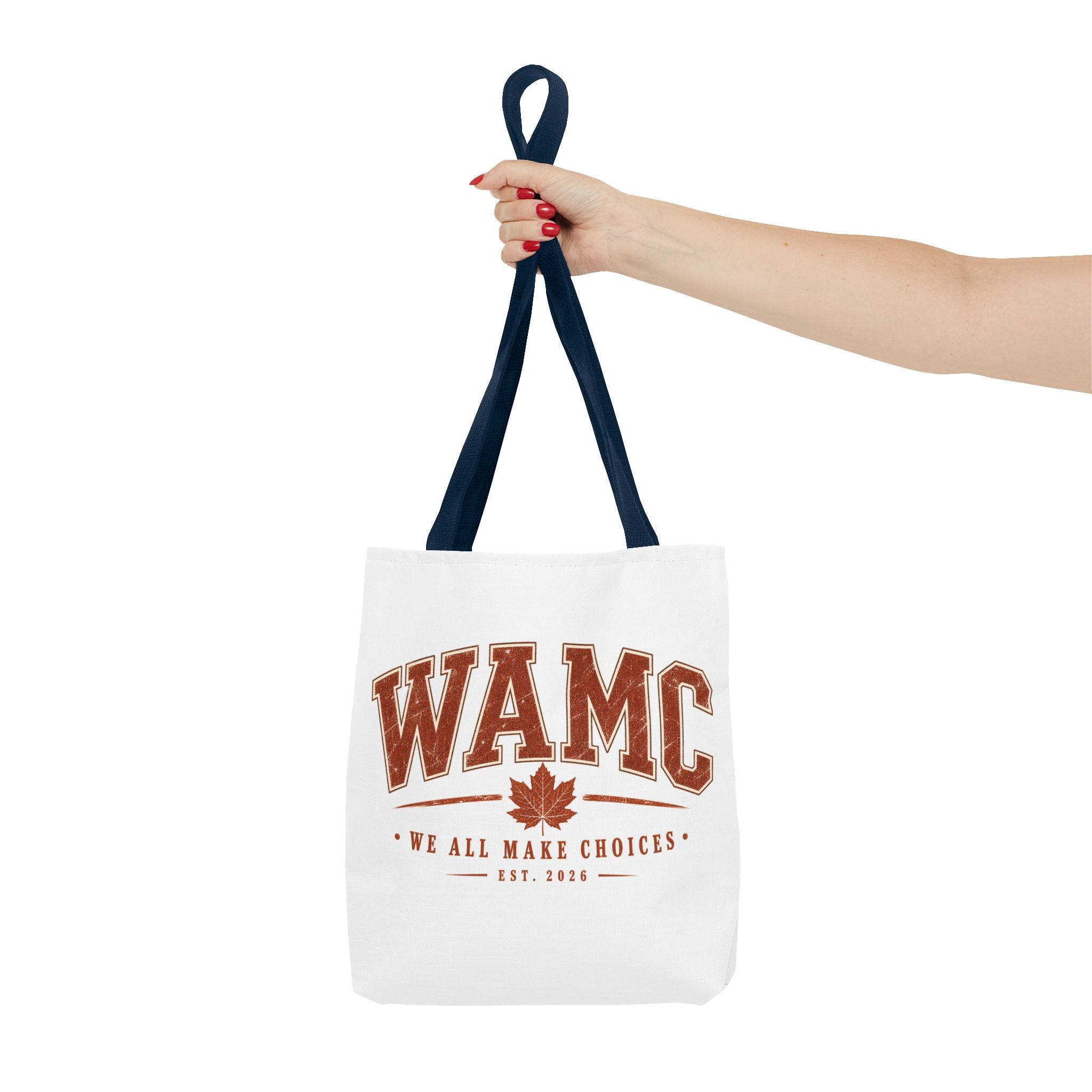 "We All Make Choices" Fall Leaf Tote Bag