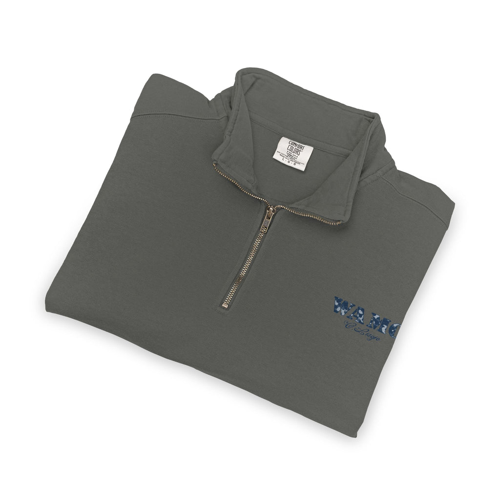 Quarter-Zip Sweatshirt — "We All Make Choices" Graphic