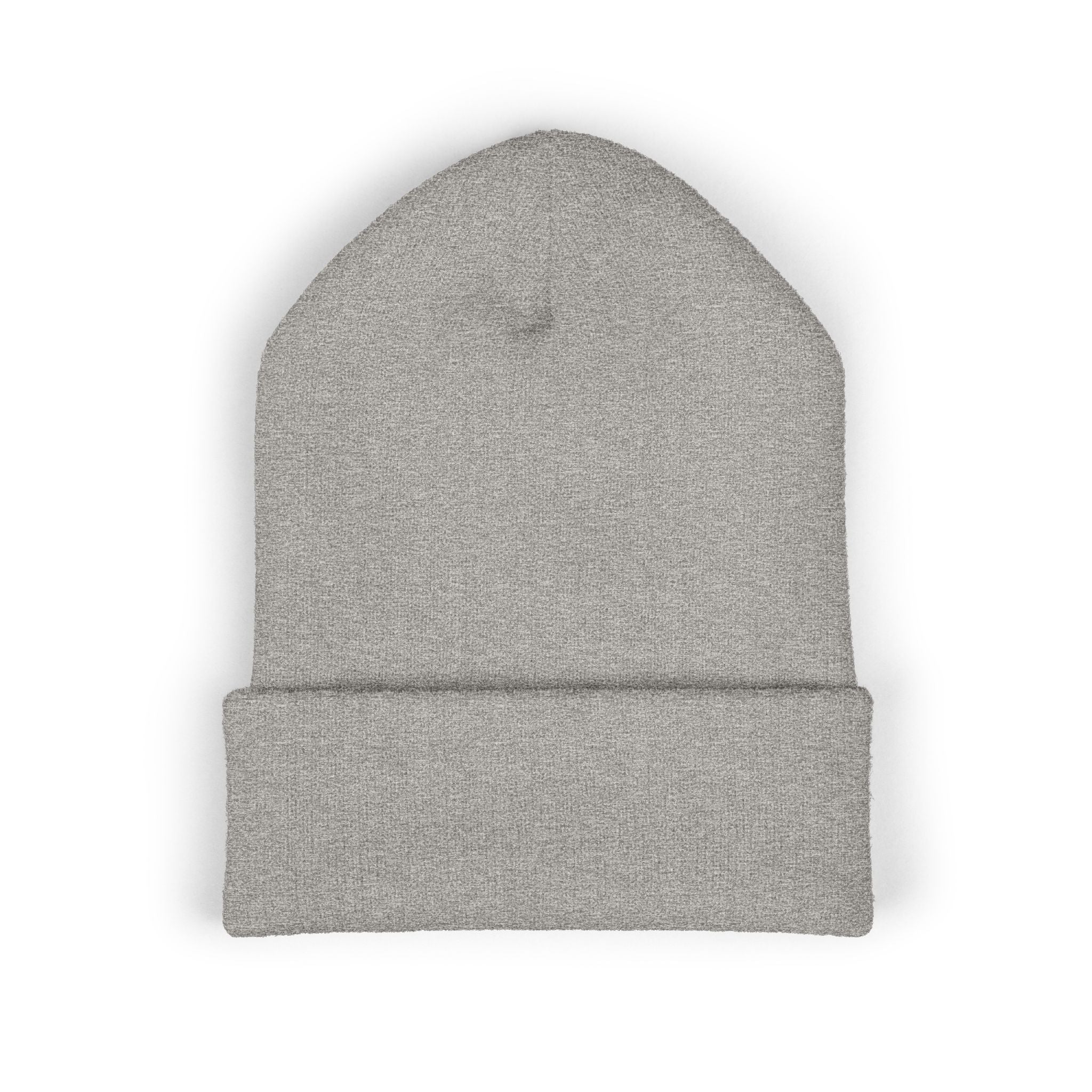 Cuffed Beanie — Fall Leaf Accent