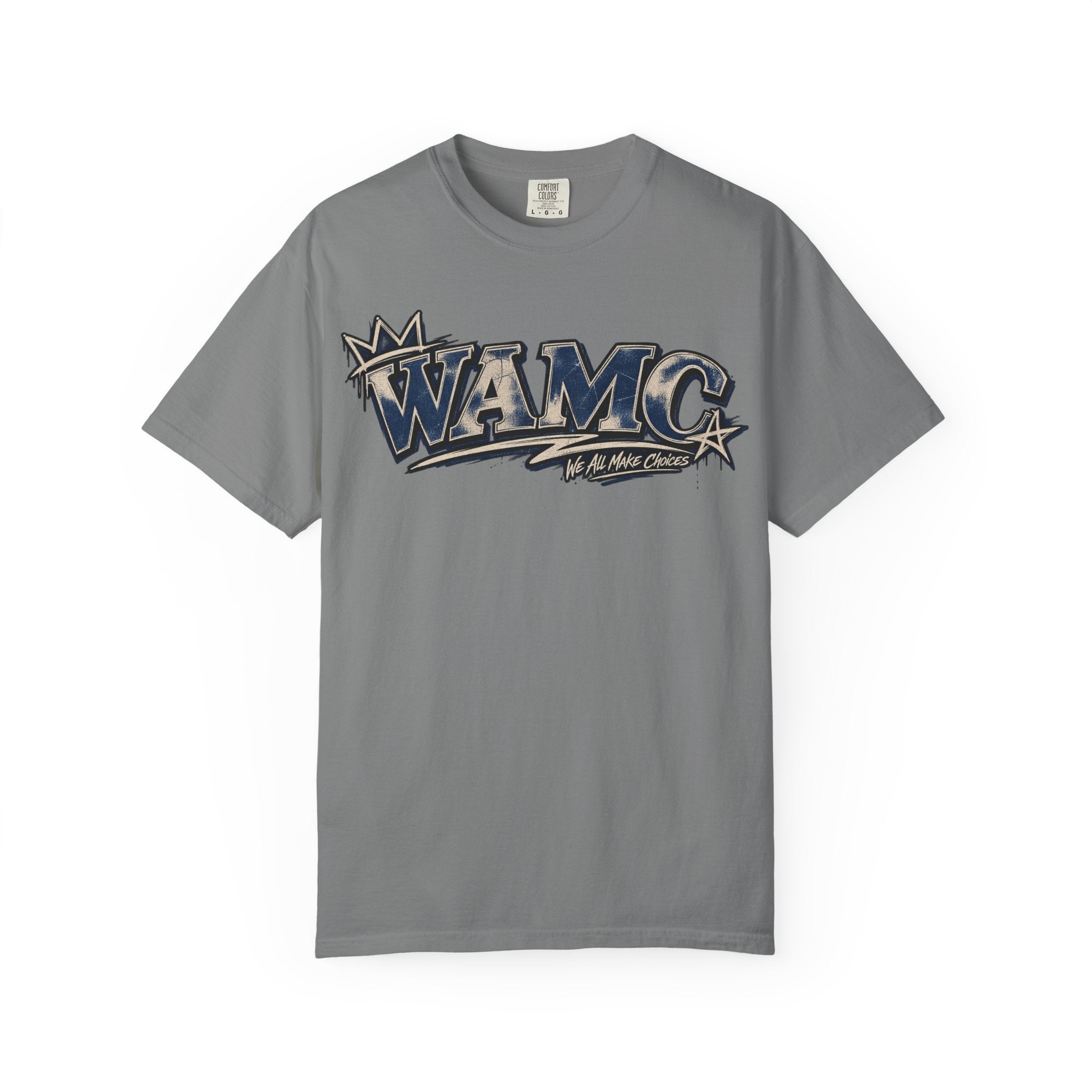 WAMC Retro Script Logo T-Shirt — Vintage Sports Graphic Tee