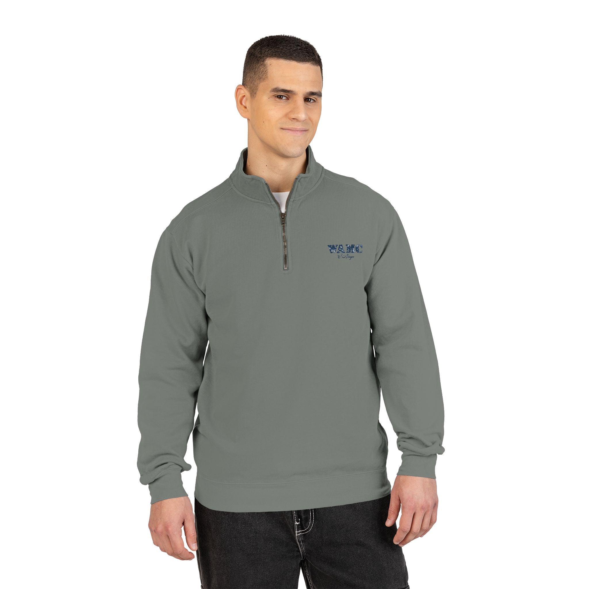Quarter-Zip Sweatshirt — "We All Make Choices" Graphic