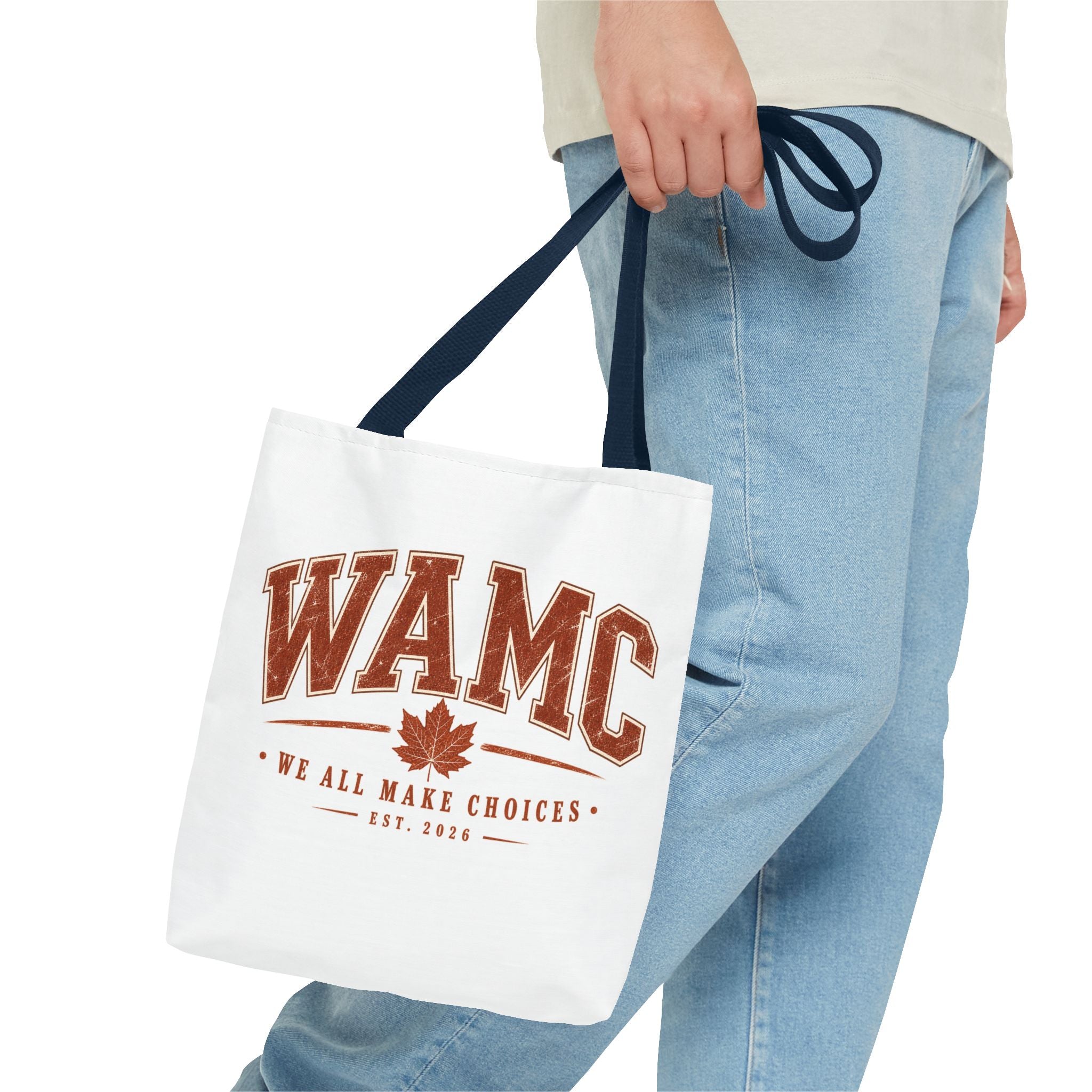 "We All Make Choices" Fall Leaf Tote Bag